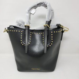 Calvin Klein Toni Studded Bag In BagTote
